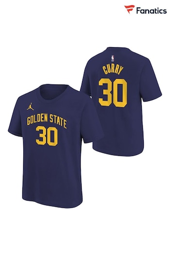 Fanatics Blue Golden State Warriors Statement Name & Number T-Shirt Stephen Curry (N16538) | £26
