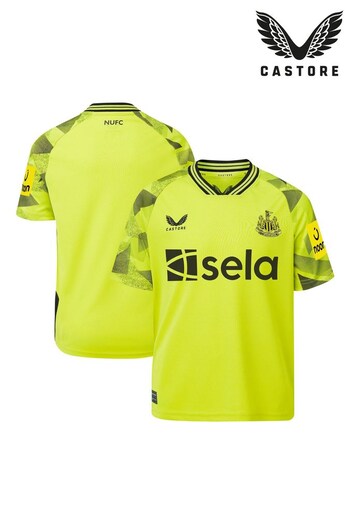 Castore Yellow Newcastle United Home Goalkeeper Shirt 2023-24 (N16543) | £55