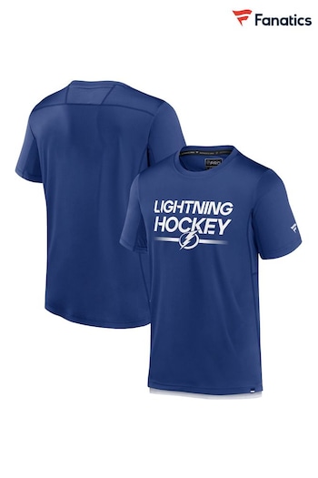 Fanatics Blue Tampa Bay Lightning Authentic Pro Short Sleeve Tech T-Shirt (N16557) | £35