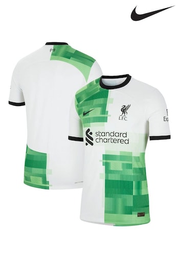 Nike White Liverpool Away Dri-Fit Adv Match Shirt - 2023-24 (N16580) | £125