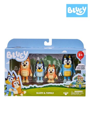 Bluey 4 Figure Family Pack (N16669) | £19