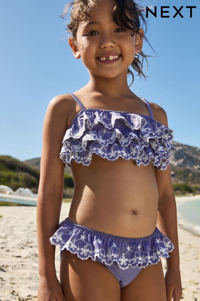 Girls Bikini Frill Printed Bikini Sets for Girls Next UK