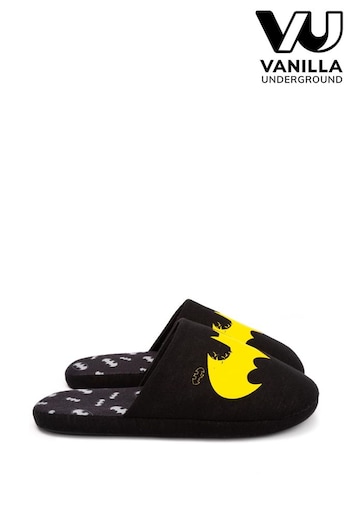 Vanilla Underground Black Batman Slippers (N16744) | £20