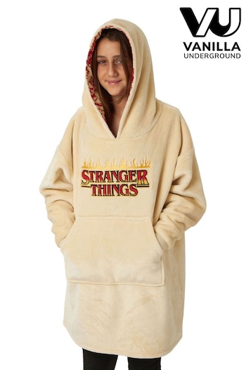 Vanilla Underground Cream Stranger Things Kids Blanket Hoodie (N16750) | £36