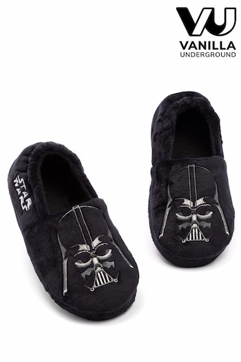 Vanilla Underground Black Star Wars Slippers (N16769) | £15