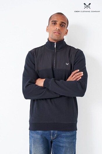 Crew Clothing Company Black Cotton Classic Sweatshirt (N16831) | £69