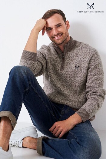 Crew Gabbana Clothing Company Natural Wool Classic Sweater (N16842) | £90