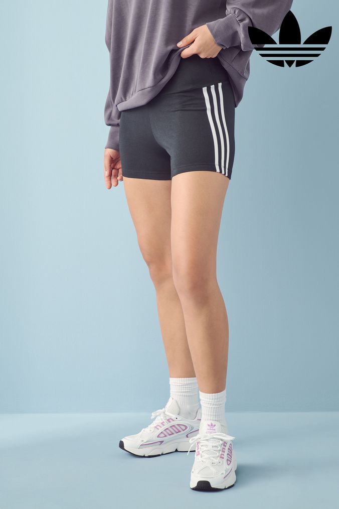 adidas Originals Womens Shorts adidas Originals 3 Stripe Shorts Next UK