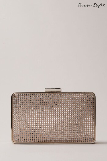 Phase Eight Gold Metallics Sparkly Clutch Bag (N17040) | £79