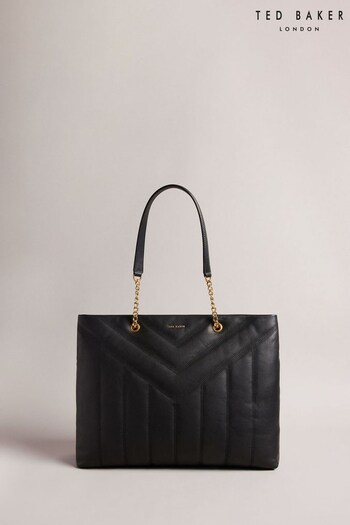 Ted Baker Ayalia Puffer Black Tote Bag (N17183) | £200