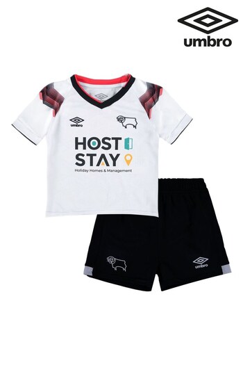 Umbro White Infants Derby County Home Kit 2023-24 (N17267) | £45