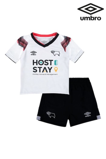 Umbro White Baby Derby County Home Kit 2023-24 Baby (N17273) | £40