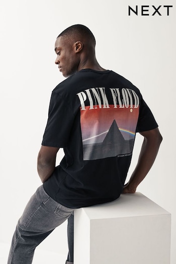 Black Pink Floyd License T-Shirt (N17324) | £20