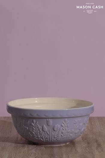 Mason Cash Lilac In the Meadow Tulip Mixing Bowl (N17370) | £27