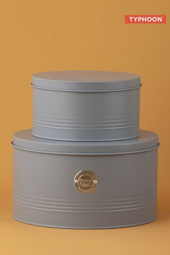 Typhoon Grey Living Cake Tins Set of 2 (N17376) | £29