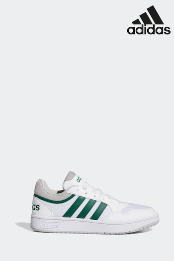 adidas sizing Originals White Hoops 3.0 Summer Trainers (N17447) | £55