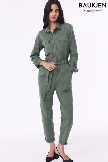 Baukjen Green Tayla Organic Jumpsuit (N17568) | £189