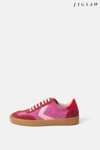 Jigsaw Pink Portland Vintage Sneakers (N17604) | £135