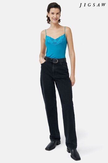 Jigsaw Blue Lace Vest (N17618) | £32