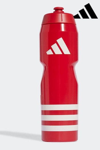 adidas east Red/White Performance Tiro 750 Ml Water Bottle (N17886) | £9