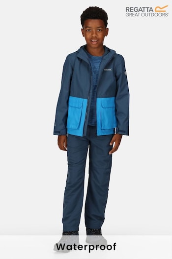 Regatta Blue Hywell Waterproof Jacket (N17975) | £42