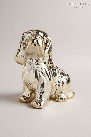 Ted Baker Gold Havierr Dog Money Box (N18022) | £30