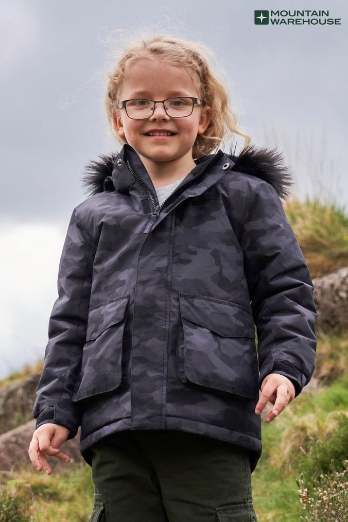 Kids discount green parka