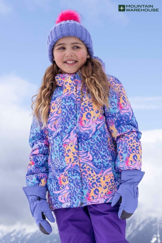 Girls purple ski jacket store