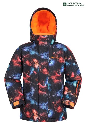 Mountain Warehouse Blue Raptor Printed Kids Fleece Lined Snow Jacket (N18237) | £56