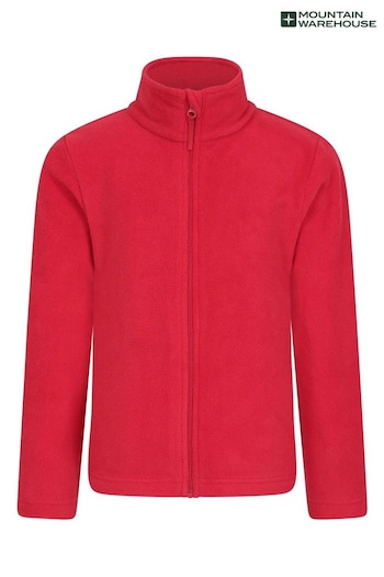 Mountain Warehouse Red Camber II Kids Full Zip Fleece (N18244) | £18