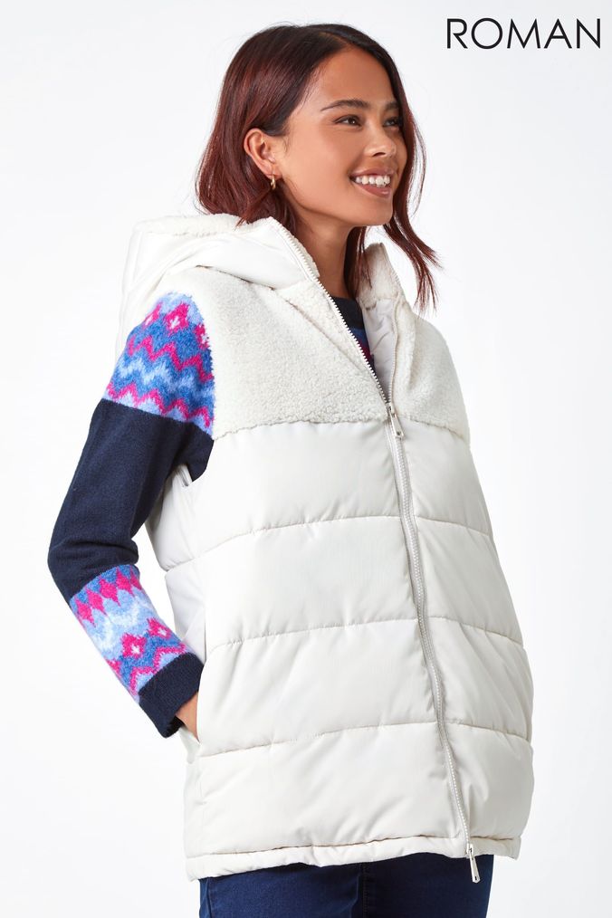 White bodywarmer clearance womens