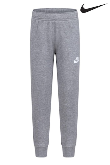 Nike Grey Fleece Little Kids Joggers (N18375) | £24