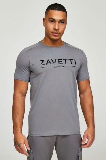 Zavetti Canada Grey Daletto T-Shirt (N18402) | £45