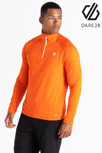 Dare 2b Yellow Fuse Up II Lightweight Core Stretch Midlayer Sweater (N18425) | £28
