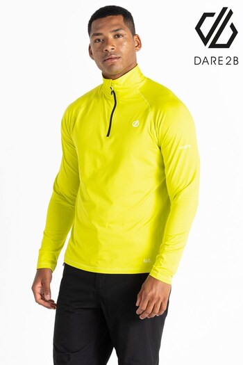 Dare 2b Yellow Fuse Up II Lightweight Core Stretch Midlayer Sweater (N18426) | £28