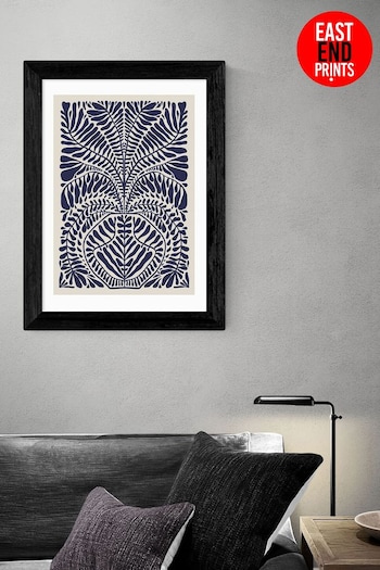East End Prints Blue One Hundred Leaved Plant XI by Alisa Galitsyna (N18632) | £45 - £120