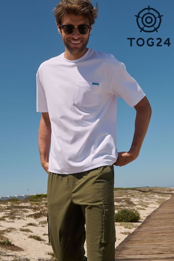 Tog 24 Mens Jazen White T-Shirt (N18652) | £28