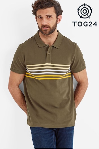 Tog 24 Mens Green Bolton Polo Shirt (N18941) | £29