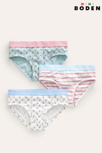 Boden Cream Knickers 3 Pack (N20162) | £21 - £23