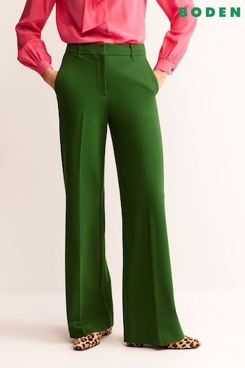 Boden Green Westbourne Ponte Trousers (N20246) | £80