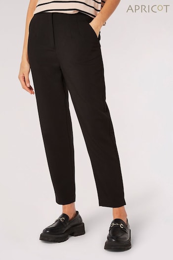 Apricot Black Pintuck Cigarette Trousers (N20650) | £40