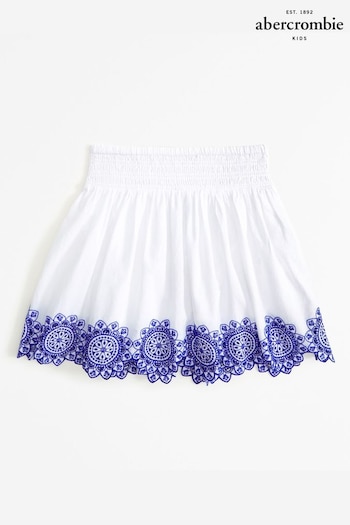 Abercrombie & Fitch Printed Boho White Skirt (N20722) | £29