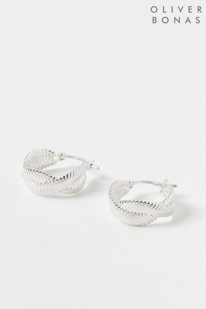 Buy Women s Earrings Silver Oliver Bonas Olivia Burton Jewellery Online ParallaxShops