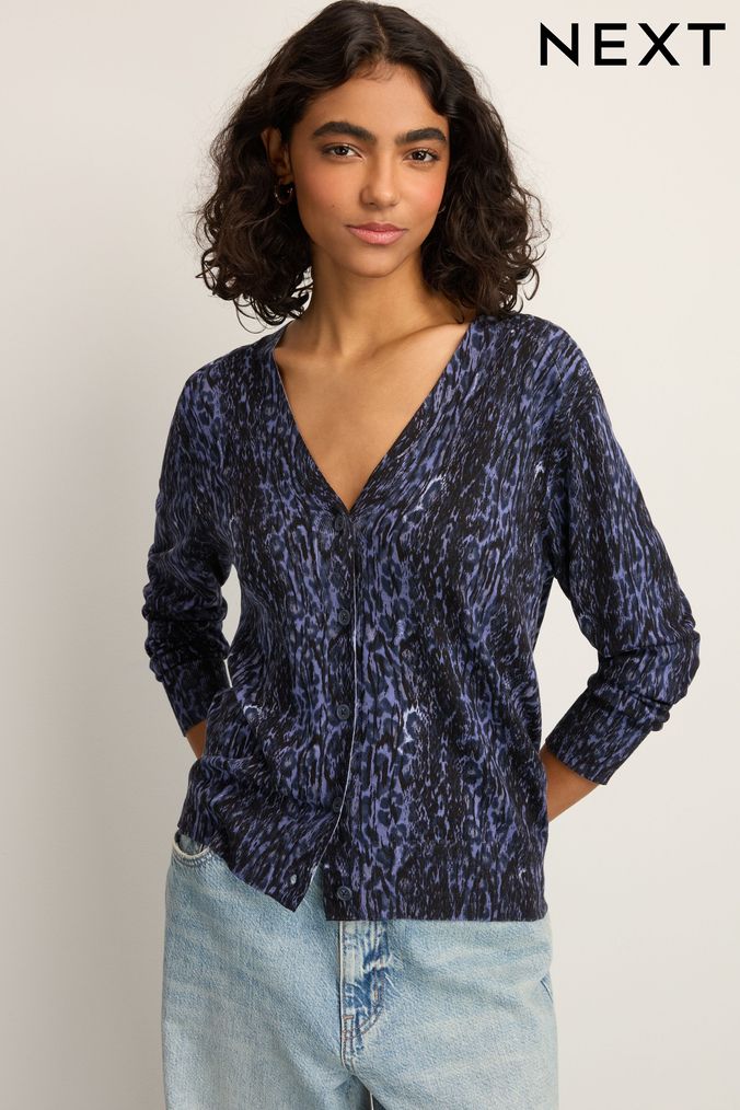 Next animal print cardigan best sale