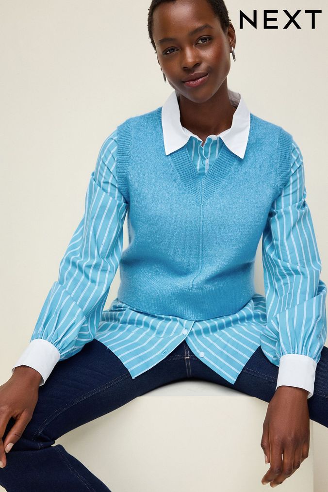 Buy Women s 100 Cotton Light Weight Jumpers Online Next UK