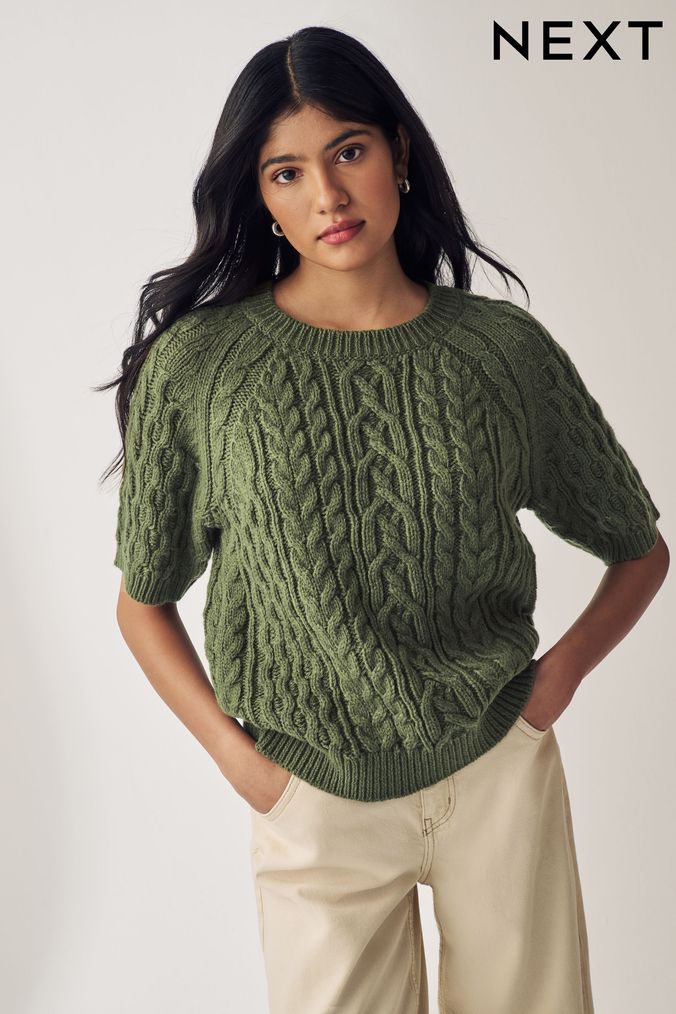 Next ladies short sleeve jumpers hotsell