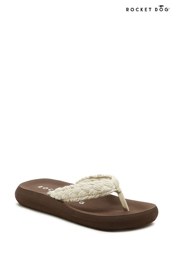 Rocket Dog Natural Sunset Cord Braided Cord Sandals (N21477) | £24