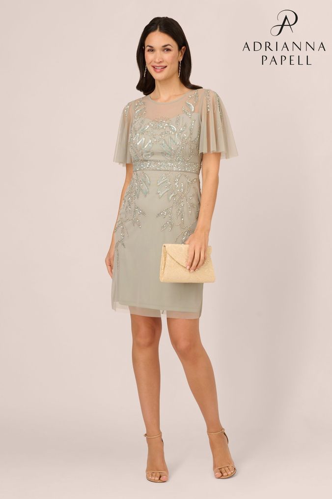 Adrianna papell top roman dress