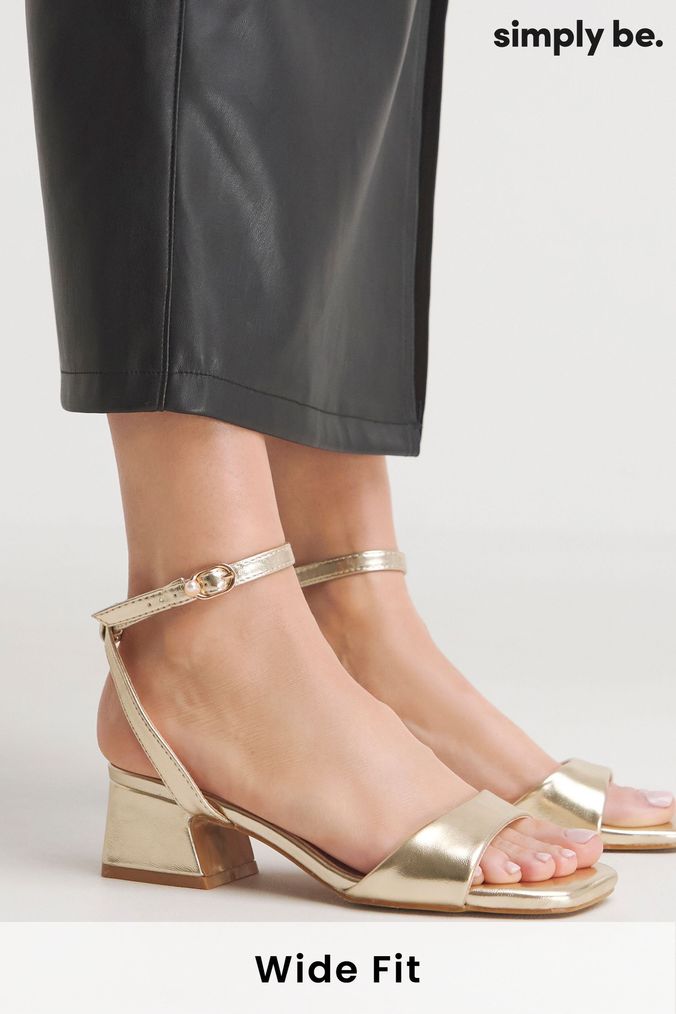 Gold evening sandals low heels shop