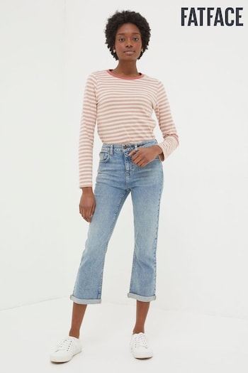 FatFace Blue Capri Sway Cropped Jeans (N21696) | £46